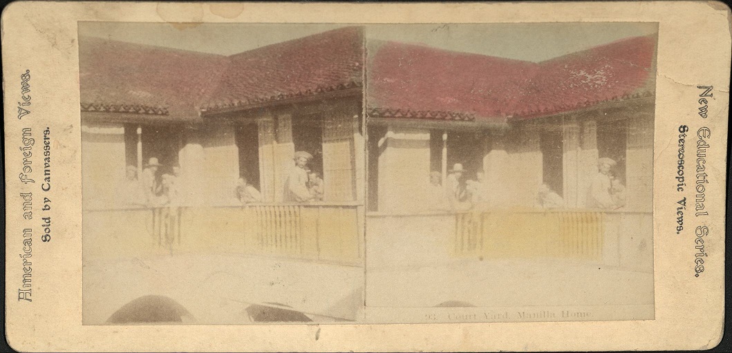 Court Yard, Manilla [Manila] Home